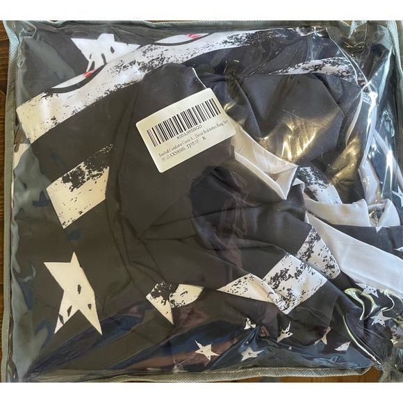 Baseball Comforter Cover American Flag Bedding Set King Size - Picture 6 of 6